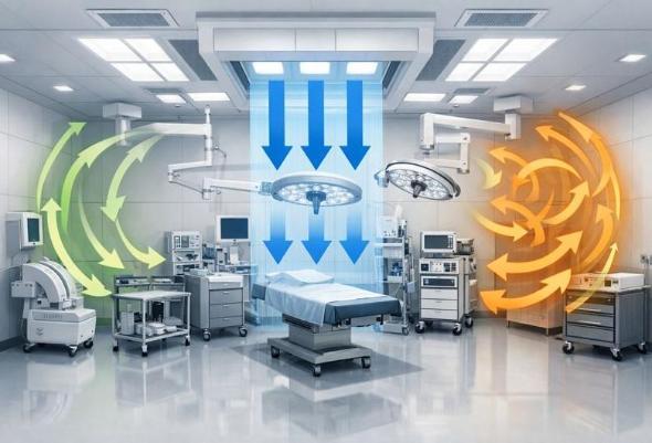 Все типы воздушных потоков для операционных комнат