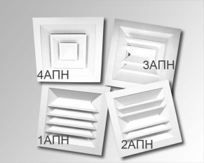 Щелевые вентиляционные диффузоры