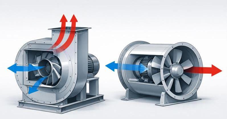 Вентилятор радиальный и центробежный отличия